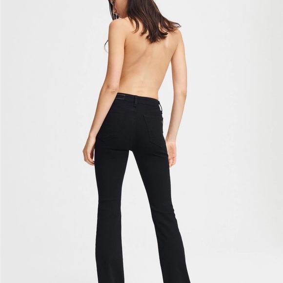 Nina high rise boot cut - no fade black - Picture 2 of 14